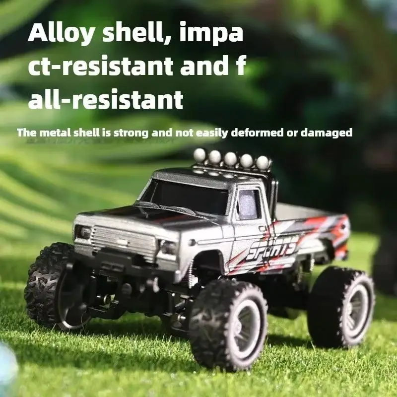 METAL RC Car 1:64 Remote Control Drift Car Mini High-Speed Off-road Climbing Racing Cars Children's Toys for Kids Customized