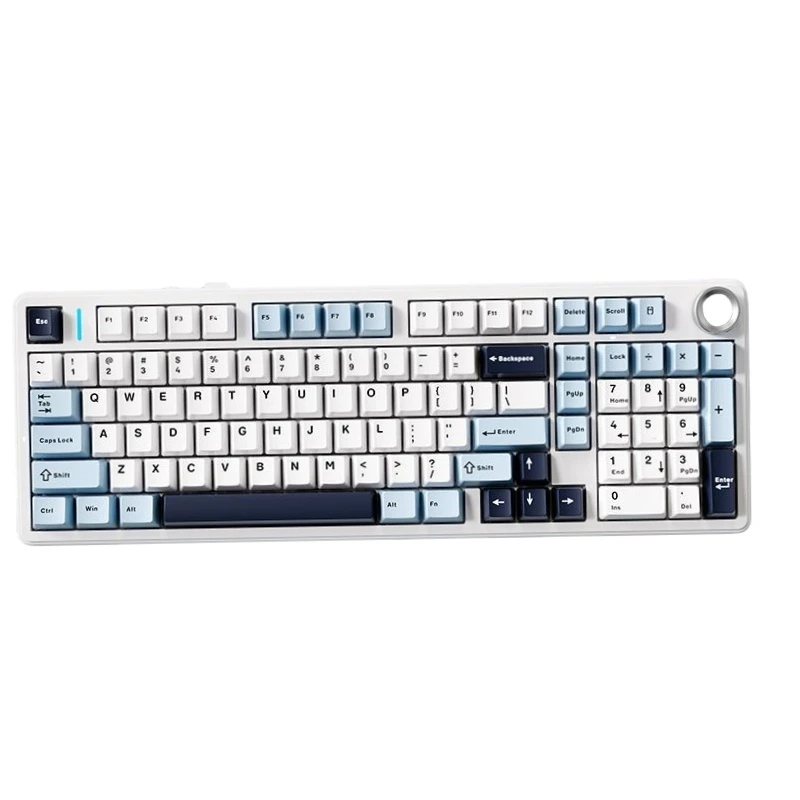 Imagem -06 - Pro Teclado Mecânico sem Fio Lado Gravado Keycaps Rgb Office Gaming Teclado Gaming Acessórios Presente Modos Aula-f99