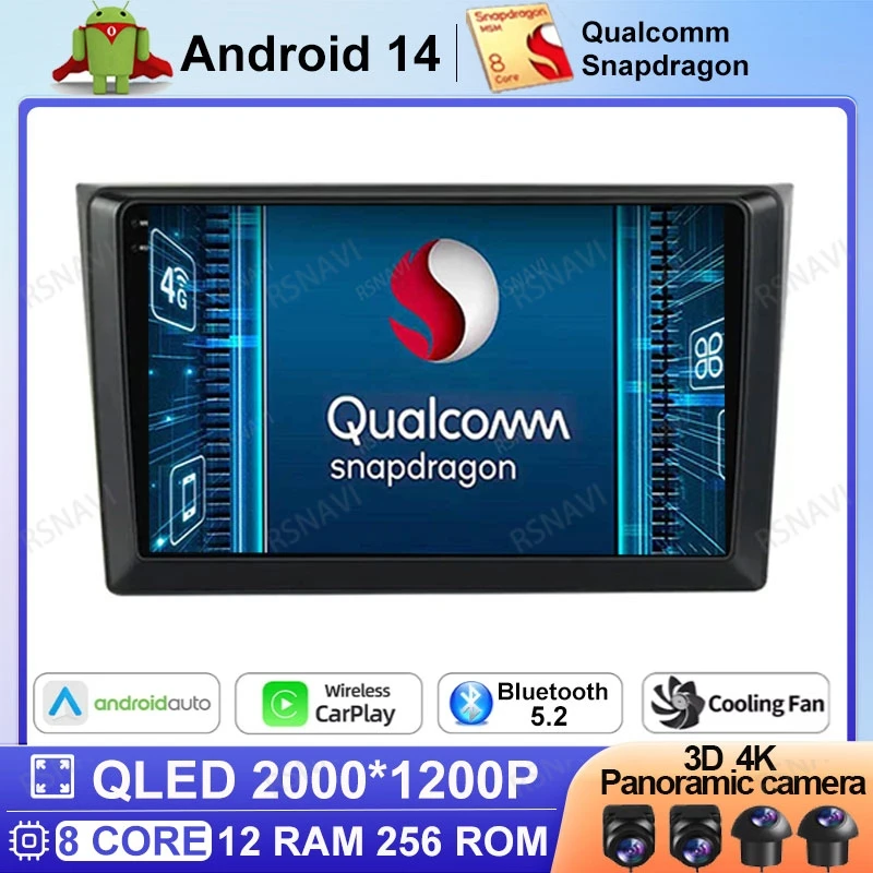 

Android 14 Car Radio For Mazda CX9 CX-9 CX 9 TB 2006 - 2016 5G WIFI BT Viedo Player 2DIN GPS DSP Head Unit DVD Navigation Stereo