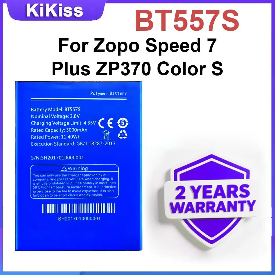 Mobile Phone Battery For Zopo Speed 7 Plus 370 Color S,BT557S Powerful Batteries
