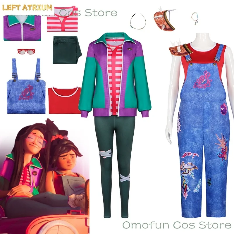 

Forgotten Movie Cartoon Cosplay Island Jo Raissa Costumes Halloween Women CLothing Coat Pants Cute Adults Outfits 2026 NEW