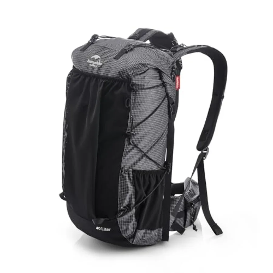 

45L Rock Internal Frame Hiking Backpack for Outdoor Camping Travel Backpacking with Rain Cover Ultralight Backpack for Adults