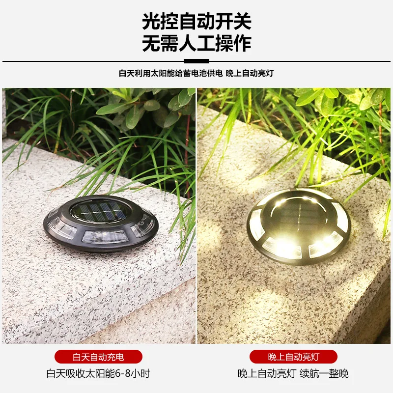 Stainless Steel SolarLight Outdoor Spotlight Garden Decoration Wall Lamp Led Lights Sunlight Motion Sensor Light