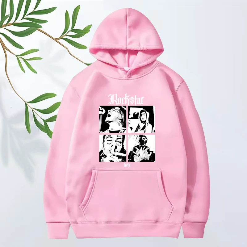 Rockstar duki fashion graphic hoodie 2025 men ’s women vintage Long sleeve cool Sweatshirt with print oversized  hoodie unisex
