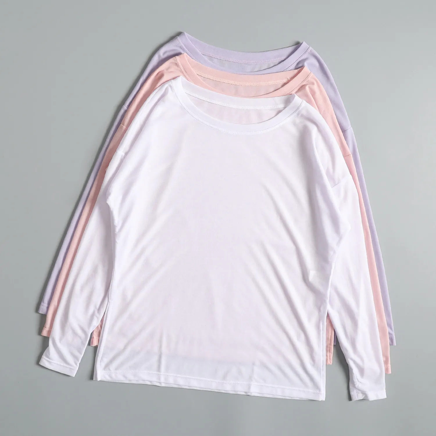 

Женская спортивная футболка с длинным рукавом для йоги, весенняя, тонкая, свободного кроя, быстросохнущая, для бега, тренировок, пилатеса, фитнеса, дышащая.