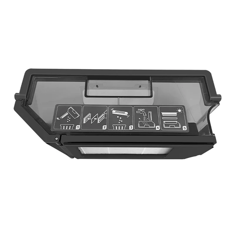 

A20F-Robot Vacuum Cleaner Dust Box Dust Bin HEPA Filter Spare Parts Accessories For Ecovacs Deebot X1 OMNI / TURBO T10