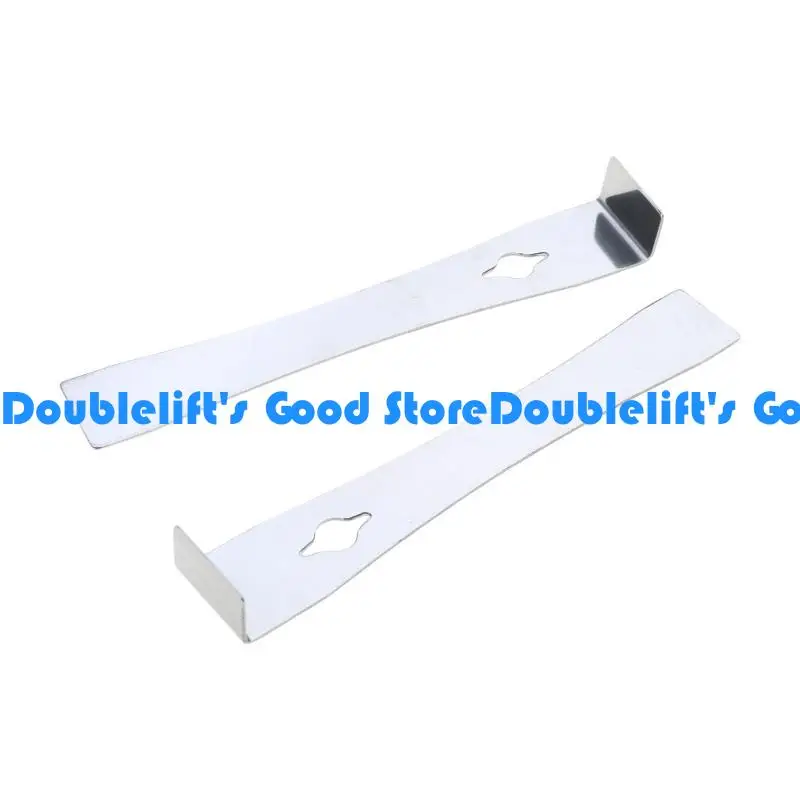 

652F 2Pieces Multifunctional Thickened Stainless Steel Pry Bar Puller Flat Bar Tool for Home Remolding Woodworking