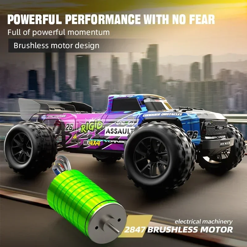 JJRC 4WD Remote Control Car Off Road 4x4 RC High Speed Truck Super Brushless 70KM/H Fast Drift Racing Monster Toy Kids Adults