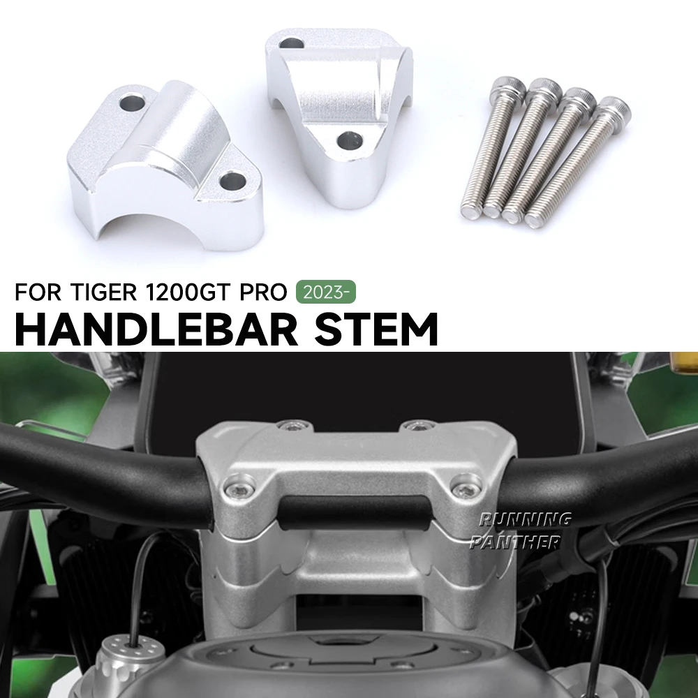 

Motorcycle Accessorie For Tiger1200 Tiger 1200 Gt Pro 2023 Handlebar Riser TIGER1200 TIGER 1200 GT PRO Handlebar Back Move Mount