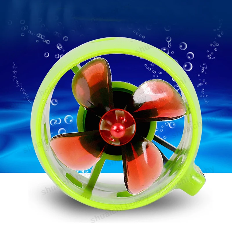 Propulsor submarino de 12V-24V 20A para barco con cebo de remolque RC, Motor sin escobillas de 1000KV, 60mm CW/CCW, hélice de 4 aspas, accesorios marinos