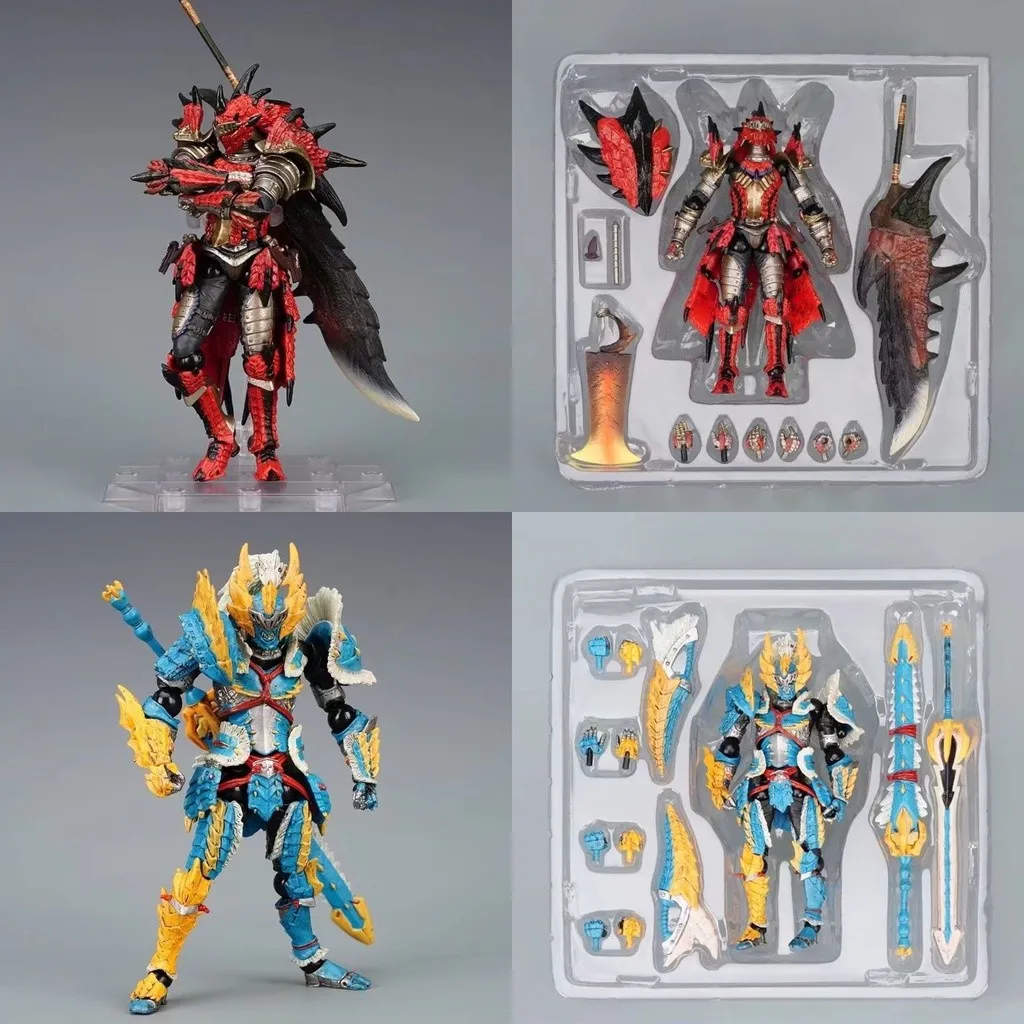 

Фигурка Monster Hunter Yamaguchi, мужской огненный дракон, шарнирная игрушка для детей, Коллекционная модель, подарок, аниме, игровой персонаж