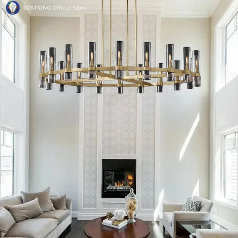 

Come Get This All Большие подвесные светильники из латунного стекла для вашей гостиной, обеденного стола, роскошный винтажный большой подвесной светильник для дома