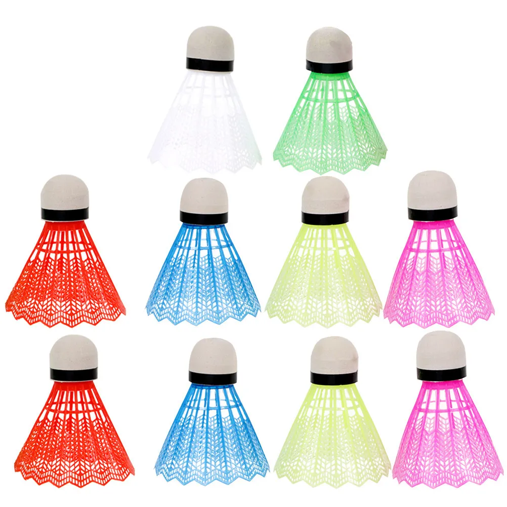 

24Pcs Plastic Ball Badminton Safe Eco-Friendly Material Indoor Outdoor Use for Sports Training Fitness Activity Colorful Vivid 2