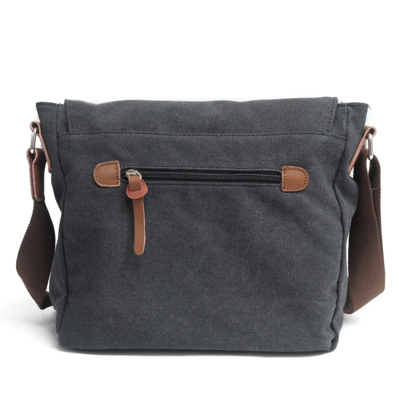 Retro canvas bag, men's and women's crossbody bag, single-shoulder Canon photography bag, Sony DSLR Nikon camera bag