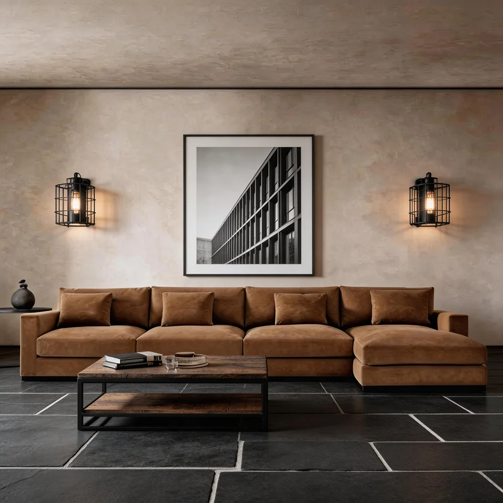 #Resort Sectional Cloud Sofa Individual Seat Living Room Sofa Set Indoor Furniture Sets Down Fill Feather Soft L Shape Sofa