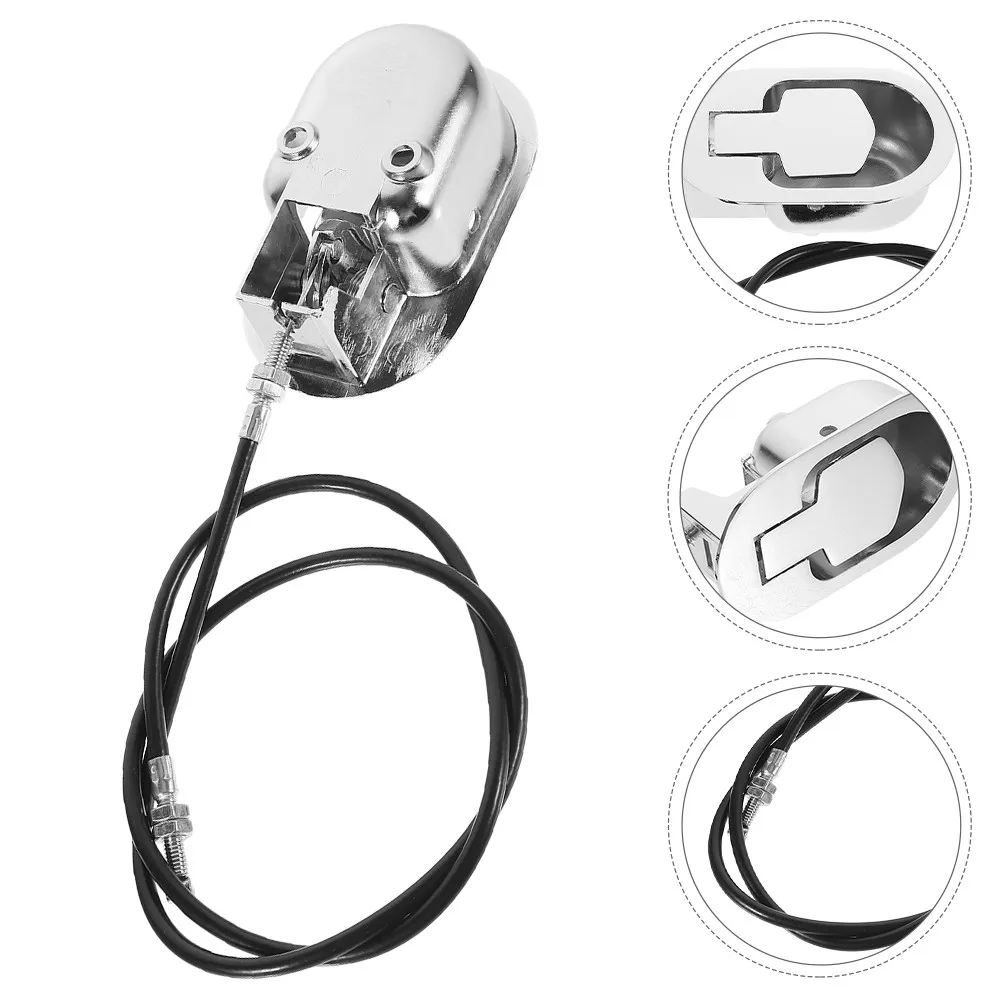 2 Sets Sofas Couch Recliner Pull Handle Cable Replacement Silver Cord Chair Accessories