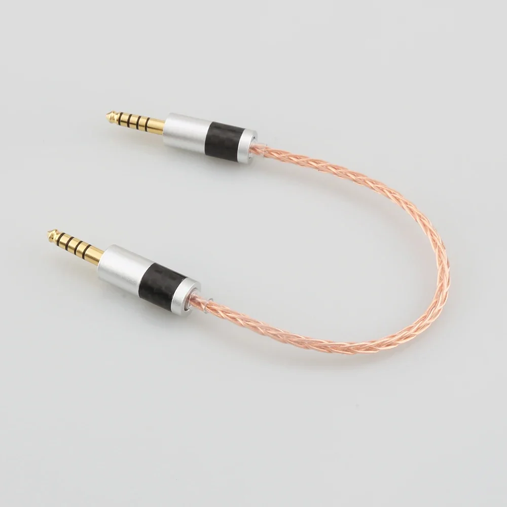 Audiocrast HIFI 8-жильный 7N OCC одиночный медный балансный аудиокабель с разъемом 4,4 мм на разъем 4,4 мм