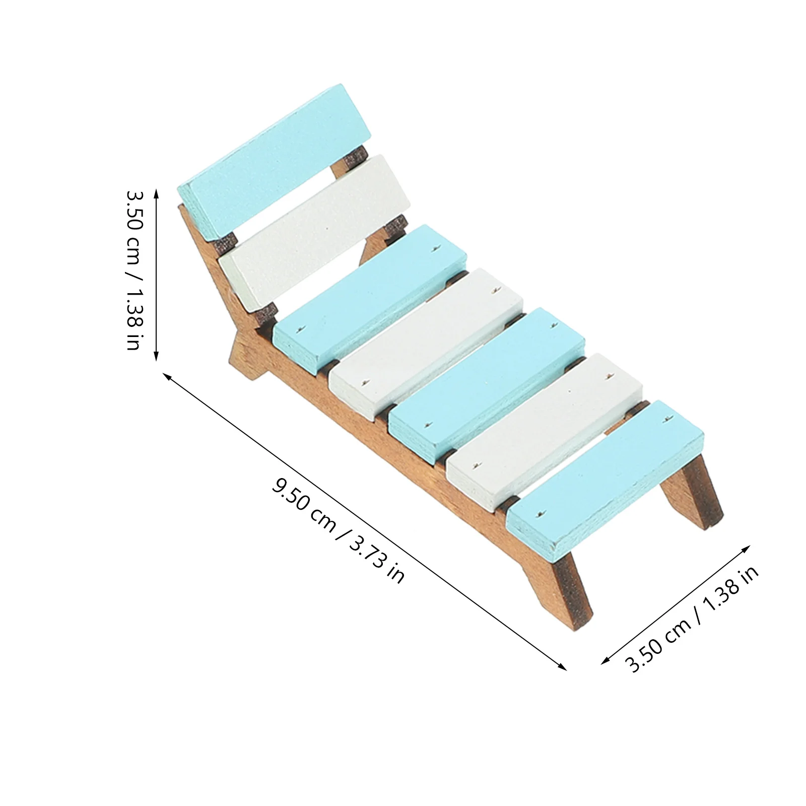 บ้านของเล่นเก้าอี้ชายหาด Miniatures ตุ๊กตาอุปกรณ์เสริม Micro ฉากห้องรายการ 1 12 ชุด