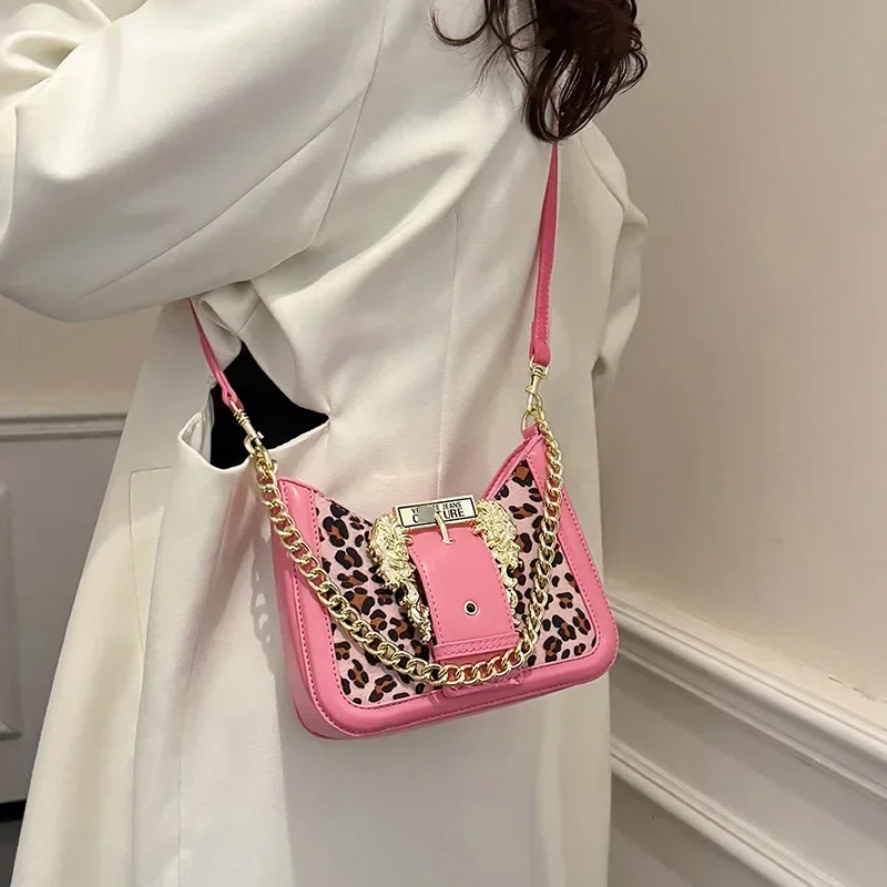 

‌Luxury Chain-Strap Satchel 2025 | Vintage European Shoulder Bag | Convertible Crossbody Purse for Women