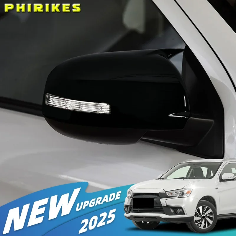 

For Mitsubishi ASX and Outlander 2013-2018 models left and right side rearview mirror covers with or without turn signal lights