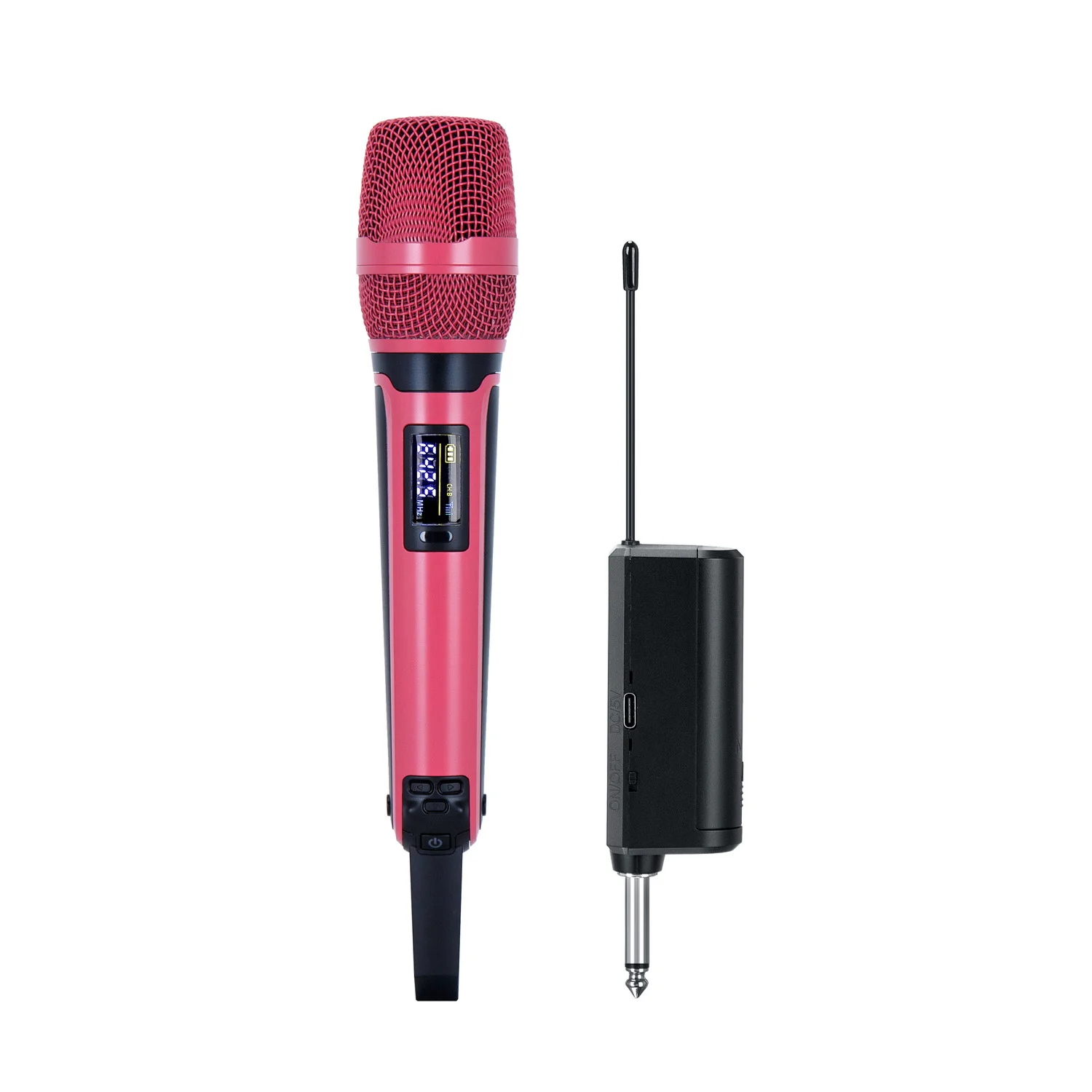 GAW-SKM9000A Oplaadbare draadloze dynamische handheld vocale karaokemicrofoon Professionele microfoon