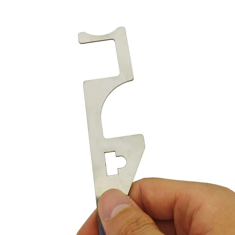 Stainless Steel Multifunctional Lever Tools Lock Installation Sturdy Firefighting Prying Tools Durable Rust-proof Bottle Opener