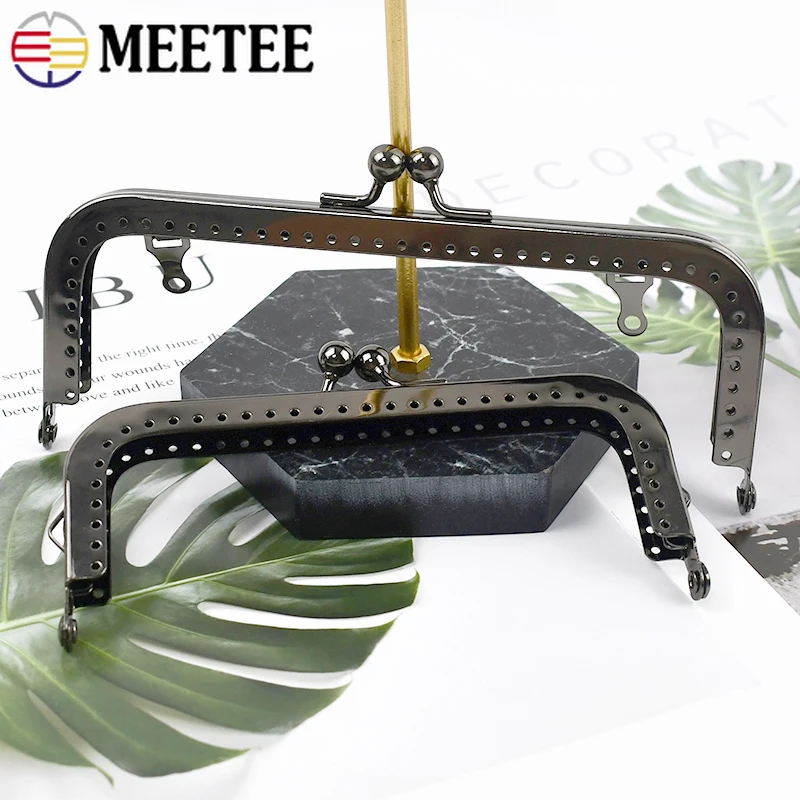 5/10 Pz 8.5-18.5 cm Borse Quadrate In Metallo Maniglie Staffe Per Cucire Portafoglio Telaio Borsa Borsa Liscia Clourse Borsa Fatta A Mano accessori