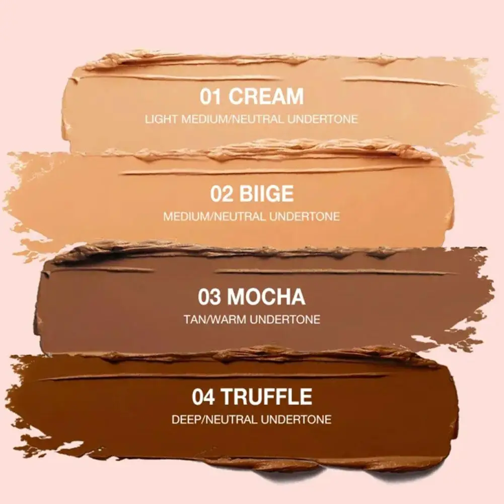 4 Kleuren Bronzer Pen Contour Stick Langwear Waterdichte Formule Verheldering Zacht Glad Natuurlijk Gemakkelijk Te Beeldhouwen Gezicht Mankeup