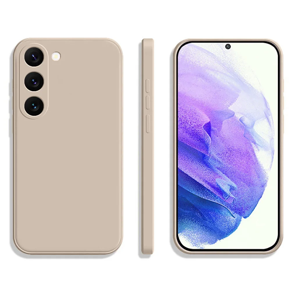 Silikon-Handyhüllen aus gebautem Samt für Samsung A14 A15 A16 A51 Hülle Flüssigkeit Samsung Galaxy A23 A26 A31 A32 A33 Rückseite Soft Cover