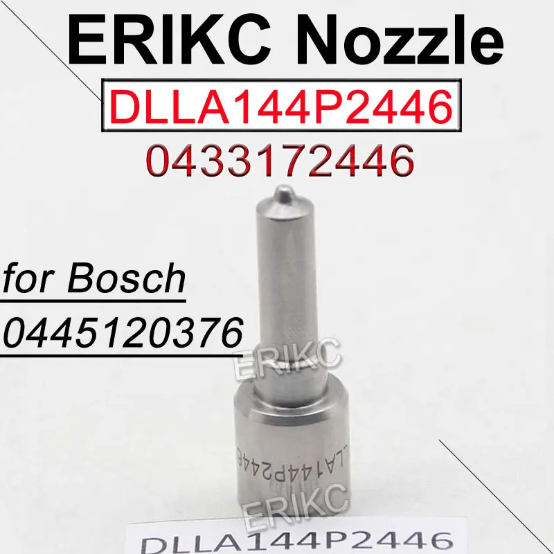 DLLA 144 P 2446 Diesel Common Rail Nozzle Tip DLLA144P2446 Fuel Injection Atomizer 0433172446 for Bosch Renault VW 0445120376