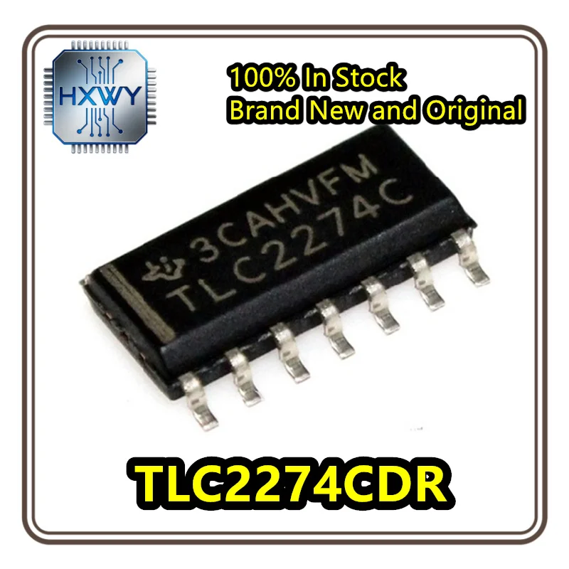 (10/50 pcs) TLC2274CDR TLC2274 TLC2274C SOP14 Quad-Channel Operational Amplifier Chip Original Genuine Stock Electronic Device