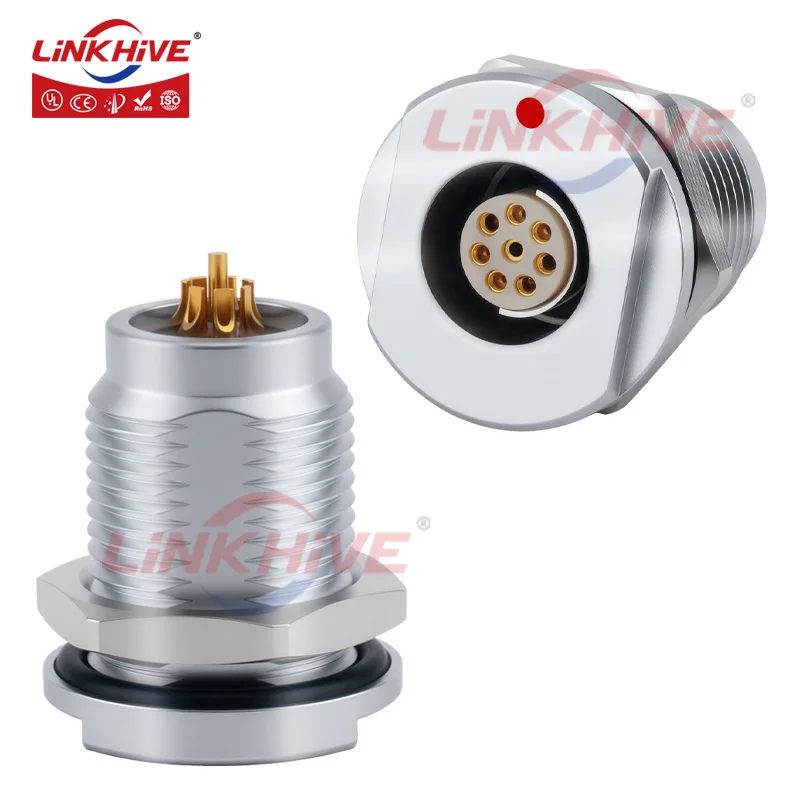 Compatible with Fischer Multipole Low Voltage DEU IP68 Receptacles 102 103 1031 104 105 2 3 4 5 6 7 9 10 12 19 Pin Connector