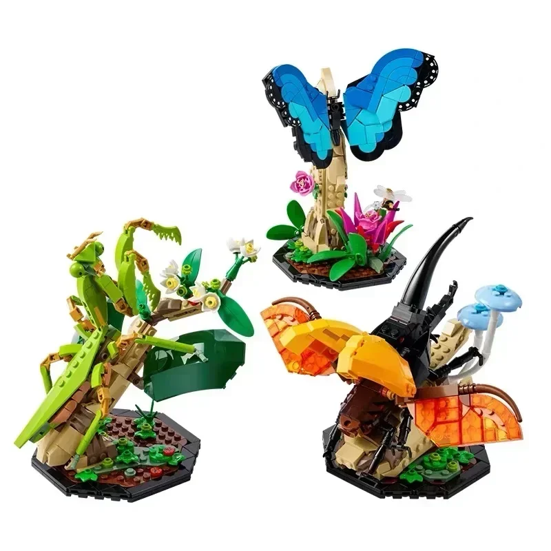 2024 NEW 21342 Ideas The Insect Collection Building Blocks Insects Butterfly Beetles DIY Bricks Educational Toys For Kids Gift