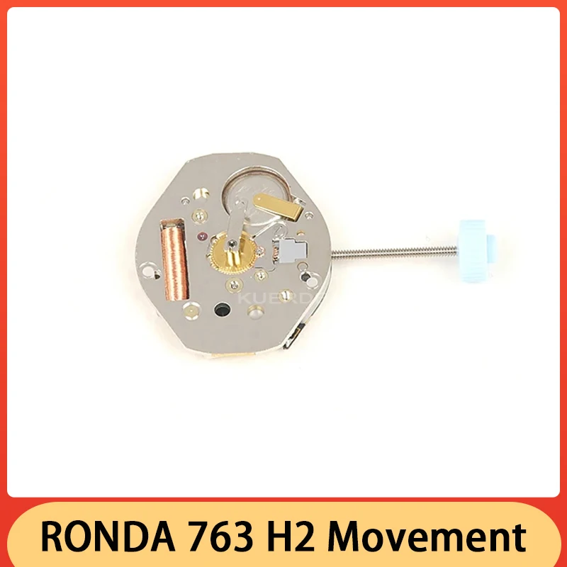 Imported Switzerland RONDA 763 Movement 3 Hands Quartz Movement 762 2 Hands Watch Repair Movement Replacement Parts