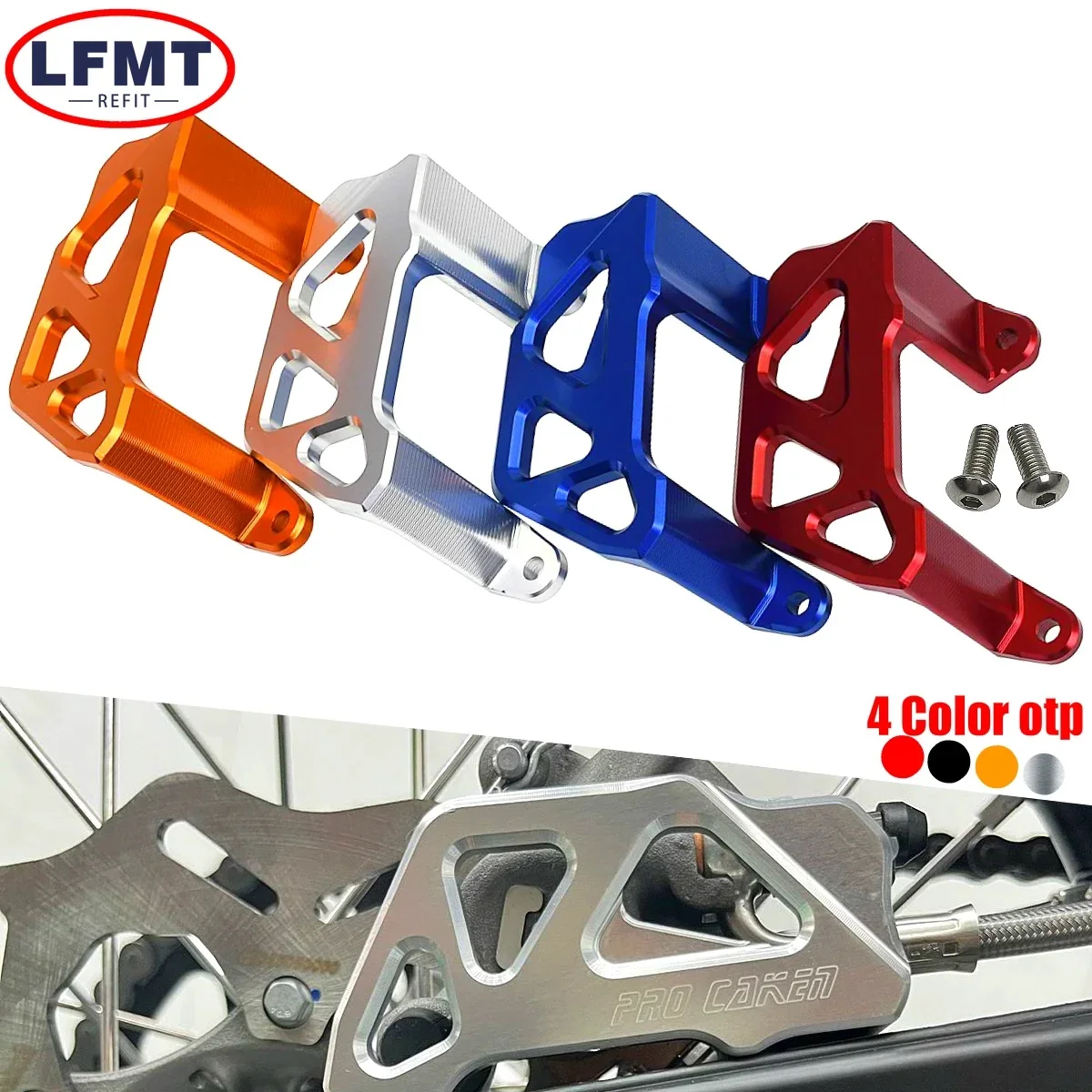 

For KTM EXC EXCF SX SXF XC XCW XCFW ​For Husqvarna TE FE FC 125-501 CNC Rear Caliper Guard Rear Brake Disc Guard Protector Cover