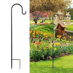 90/100/120cm Shepherd Hooks Plant Hook Craft Hook For Hanging Solar Lights Bird Feeders Outdoor Yard Garden Decor