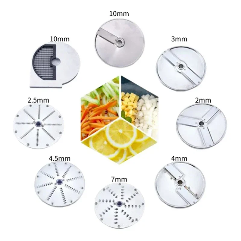 Commercial multi-function vegetable cutter Canteen hotel kitchen vegetable potato processing strip cutter slicer 220V