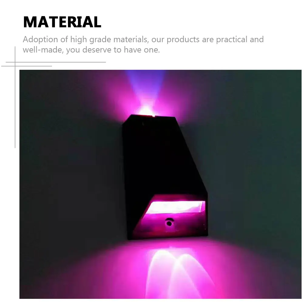 

2pcs Lamp Outdoor Waterproof Led For Garden Yard Patio Solar Decorative Wall Lamp Reliable Solar Garden Light Practical Outdoor