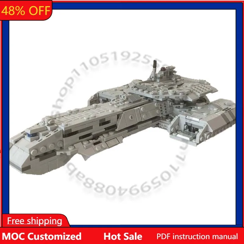 

641 PCS Star Battle Class Battlecruiser Midi-Scale MOC Customize Modular Building Block Kids Simple DIY Boys Holiday Toy Gifts