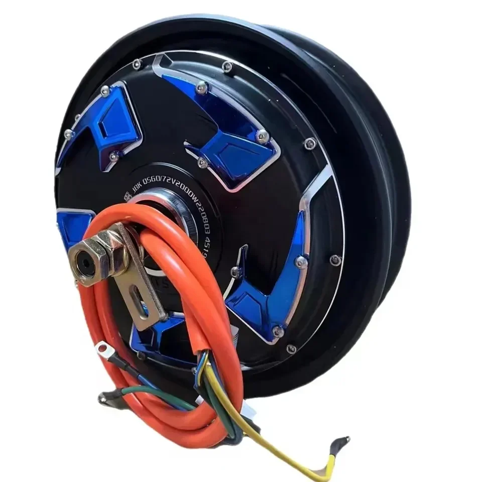 12 "6000W V4 WP Brushless DC Motor Suitable For Electric Bicycle Scooters High Performance 48v-96v Universal Model