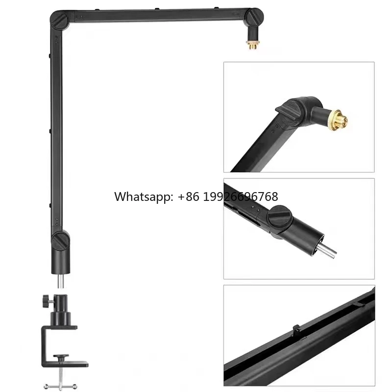 

Professional Studio Broadcasting Recording Condenser Microphone Stand Microphone Mount Mic Arm manufacturer
