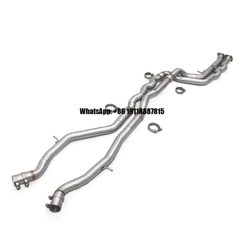 

BSK Exhaust Equal Length Mid Pipe for BMW M3 M4 F80 F82 F83 S55 3.0T 2014-2019 Stainless Steel Pipe Muffler Racing Car Escape