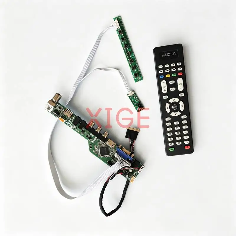 

For N173FGE CLAA173UA01A B173RW01 LP173WD1 Controller Board Kit DIY LVDS-40 Pin Laptop Display 1600*900 1600x900 USB+AV+VGA+HDMI