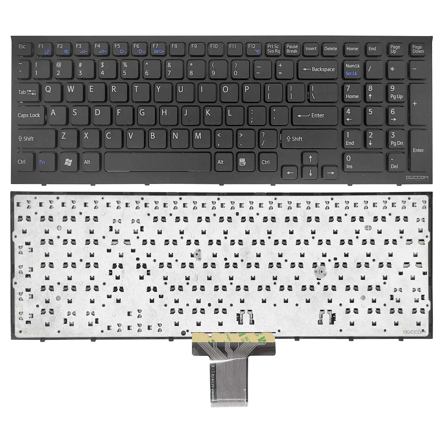 Compatible Keyboard Notebook Sony VPC-EB32FX/WI VPC-EB33FD/B VPC-EB33FD/BJ VPC-EB33FD/G VPC-EB33FD/L VPC-EB33FD/P Layout US