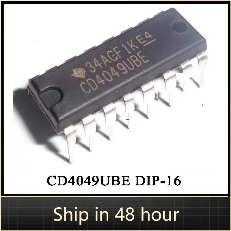 

10Pcs 100% New Original CD4049UBE CD4049 CD4046 Package DIP-16 Microcontroller Integration IC Chip In Stock