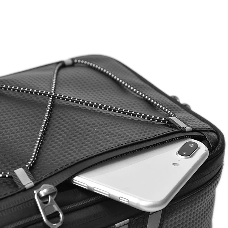 Fahrrad-Gepäckträgertasche 7L Fahrrad-Hecktasche Wasserabweisende Fahrradträgertasche mit Wasserdichter Regenhülle Fahrradausrüstung für MTB Rennrad – Detail 12