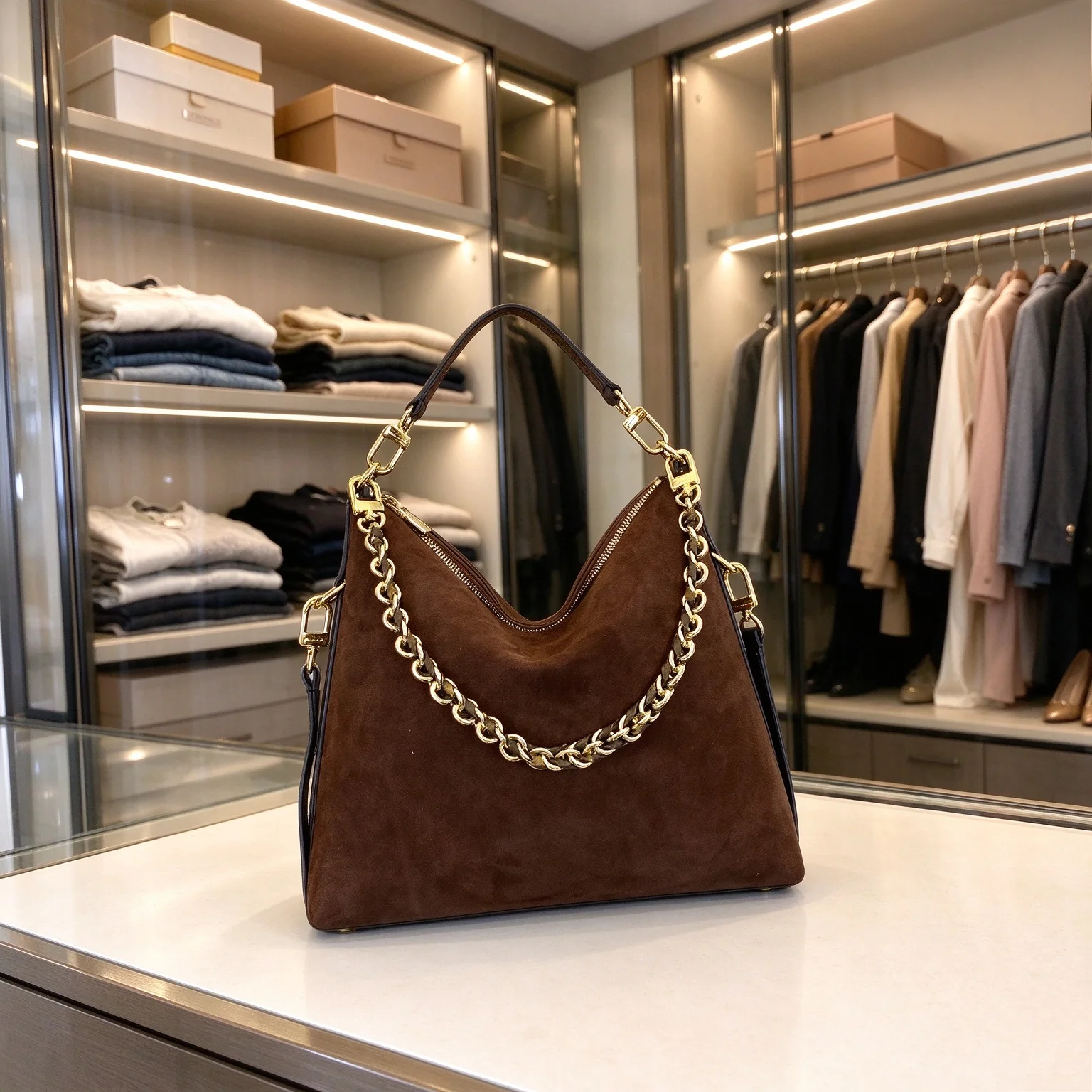 Women Designer Handbag Classic Elegant Crossbody Bag, Chic Designer Style Shoulder Purse Solid Color Ladies Bag, Large Space Portable Female Bag Suitable for Work Outdoor Daily Wear