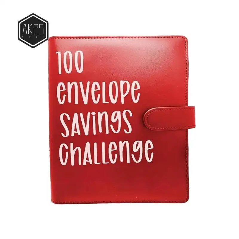 

AK25-100 Envelopes Money Saving Challenge,100 Envelopes Money Saving Binder, Savings Challenges Binder