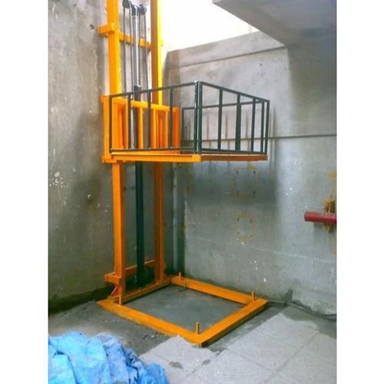 Industrial Warehouse Hydraulic Vertical Guide Rail Cargo Lift Goods Elevator Price Freight Elevator