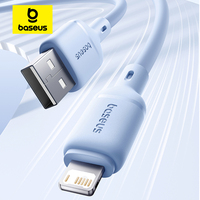 Baseus 2.4A Cable USB to iP Data Cable For iPhone 11 iPhone 8 iPhone X iPhone 7 6 For iPad 9.7